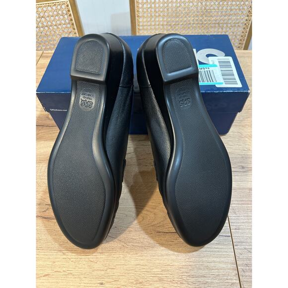 SAS Women's Easier Slip On Loafer Black Leather Size 10 Slim NIB Moccasin Comfy - Picture 10 of 12